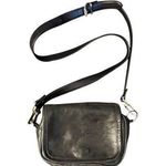 Evoke Black Leather Mini Belt Bag w/ Removable Straps Photo 0