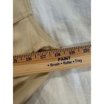 Escada Sleeveless Button Up Midi Shirt Dress Tie Waist Beige Women's Size 36/4 Photo 8