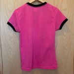 Vintage Sex and the City Baby Ringer Tee Pink Black Glitter Y2K Size Large Photo 3