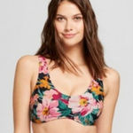 Tori Praver Swimwear  Seafoam Floral Bikini Top (S) Photo 0