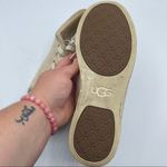 UGG  Australia Womens Taya Canvas Sneakers in Cream sz 8 Photo 3