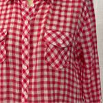 C&C California  Pink Plaid Button-Down Shirt Photo 7