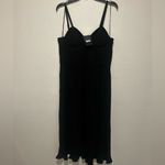 DKNY  Black Midi Pleated Dress NWT 10 Photo 1