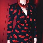 Saint Laurent NWOT  lip print dress Photo 3