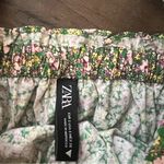 ZARA GREEN FLORAL CROPPED TOP Photo 6