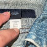 Gap Vintage jean jacket Medium mid wash pockets loose button up pockets stretch Photo 6