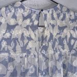 Joie  Small‎ Jamila Blouse In Eventide Blue White Floral Silk Blend Blouse CP Photo 6