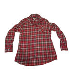 Bass Red Plaid Button Down Long Sleeve Women's Shirt Size L Size L Photo 1