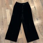 Spiegel  Womans Vintage Black Velour Wide Leg Dress Pants Size 8 Photo 1