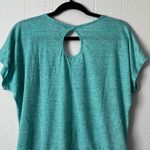 Weavers Womens Top Medium Y2K Relaxed Flowy Minimalist Stretch Lightweight Blue Photo 5