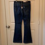 Judy Blue  Los Angeles Distressed Trouser Flare Jeans in Blue.      Size-15 Photo 3