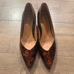 Vionic  Josie Tortoiseshell Patent Kitten Heel Pumps Wide 8.5 Comfort Pointed Toe Photo 10