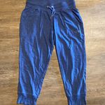 The North Face Blue Crop Sweatpants Size L Photo 0