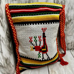 Vintage Multicolor Woven Hobo Tote Bag Boho Festival Fairycore Western Tassels Red Photo 0