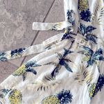 Very J Pineapple Season Romper with Side Detail, White Size M New w/Tag Photo 5