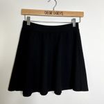 Joe Benbasset Joe B Black Textured Mini Skater Skirt Photo 3