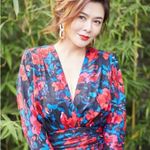 Saint Laurent NWOT  Floral Print Dress Fr 34 Photo 3