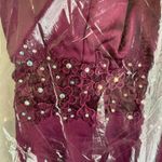 Satin Maxi Illusion Beaded Lace Waist
Dress in Merlot by City Vibe Dillard's NWT Red Size undefined Photo 5