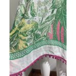 Shiraleah  Women’s Floral Viscose Beach Cover-Up with Pom-Pom Trim Photo 10