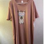 🆕 Plus Size Graphic Sleep Dress from Love at First Sight 2X🆕 Pink Photo 6