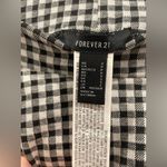 Forever 21 Black & White Gingham Plaid Checkered Fit & Flare Mini Skirt - S Photo 10