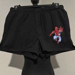 Marvel NWT Black Spider-Man Women's Shorts Photo 0