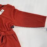 Torrid NWT ‎ Red Orange Textured Knit Surplice Wrap Dress Size 2X Photo 9