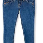 True Religion  | Size 27 | Cropped Low Rise Blue Jeans Photo 0