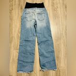 Sonoma Women Light Blue Maternity Wide Leg PullOver Jeans Size 4 Photo 4