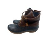 Sperry Top Sider Womens Navy Brown STS91175 Saltwater Duck Boots Size 6 waterpro Photo 1