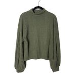 SheIn SZ S Essnce Funnel Neck Lantern Sleeve Rib-knit sweater Photo 3