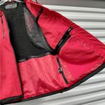 PinFin Women’s Hooded Windbreaker Alpha Jacket Size Large Red Hiking Rain Coat Photo 3