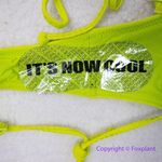 NEW It’s‎ now cool Free People the string bottom citrine lurex, size S Green Photo 12