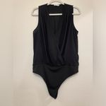 Good American  Women’s Georgette Blouson Wrap Bodysuit Size‎ 2 Photo 2