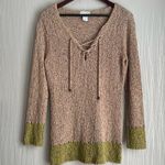 Soft Surroundings Open Weave Tunic Sweater Photo 0