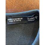 ZARA  Black Long Sleeve Crew Neck Cropped Top Size M‎ Photo 4