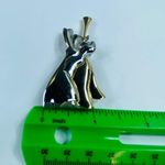 Angel Flying Brooch Lapel Pin Gold Silver Tone Trumpet Play Religious Christian Photo 5