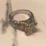 Sterling Silver Citrine gem stone ring Photo 4