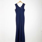 Dress the Population Sandra Navy Sleeveless Gown – Size Large Photo 1
