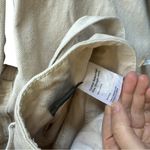 Reformation  Cynthia Belted High Rise Straight Jeans Ivory Cream Photo 5