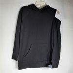 Rachel Rachel Roy Cold Shoulder Hoodie Sweatshirt Sweater Women's Size XS Black Photo 2