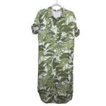 CITRINE Green Leaf Shirt Swim Dress – Women’s Size L Size L Photo 1