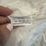 100% Linen Dress Sz XS House Of Pom White Embroidered Lined Coastal Preppy Work Photo 9