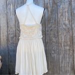 Hollister Cream Lace Flowy Mini Dress Size M Photo 3