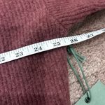 Daily Drills  Single Button Ribbed Burgundy Cardigan Sweater in Wine New XS/S Photo 5