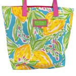 Lilly Pulitzer  Lemon Print Tote Bag for Estee Lauder – Colorful Resort Beach Photo 1