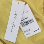 All in Favor  Yellow Floral Mini Wrap Dress NWT Size Medium Yellow Wrap Dress Photo 6