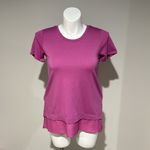 Soft Surroundings  Willa Short Sleeved Tee Top Shirt Radiant Orchid size XS‎ NWOT Photo 3