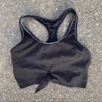 PINK - Victoria's Secret Victoria’s Secret PINK Ultimate Sports Bra black mesh long line over shelf bra Photo 0