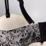 Victoria's Secret  Very Sexy Strapless Black Lace Pink Bow Bra Photo 8